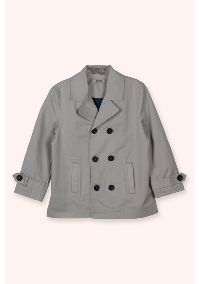 Panço Erkek Çocuk Gri Trençkot 2511bk90001