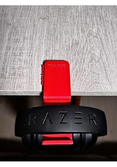 Kırmızı Asılabilir Masa Kenarı Kulaklık Standı Blaze Edition V5 Kaydırmaz Keçeli Ergonomik Ve Sağlam Çok Renkli