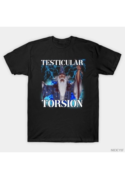 Tarzsokak Erkekler Kadınlar İçin Testis Torsiyonu Tişörtü %100 Pamuklu Tişörtler 3xs-3xl Üstler 1224-2 Çok Renkli