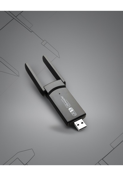 Usb 3.0 Kablosuz Adaptör 2.4ghz Ve 5ghz Çift Bant