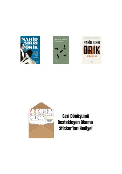 Her Şey Bitmeden, Gece Olmadan + Everest Açıkhava 29 - Kedilere Dair + Resim Yazıları + Okuma Sticker'ları