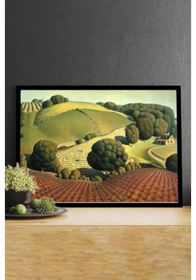 Young Corngrant - Grant Sanatsal Çerçeveli Tablo 50 X 70
