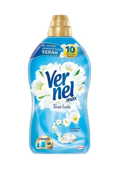 Vernel Max Konsantre Çamaşır Yumuşatıcısı Taze Lale 1440 ML