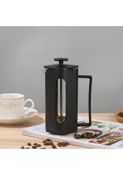 French Press Kahve Demleme Ekipmanı, 350 Ml, Siyah, Cam Isıya Dayanıklı Cam, Paslanmaz Çelik Filtreli, Siyah Renkli Kahve Ve Bitki Çayı Demliği Çok Renkli French Press Kahve Demleme Ekipmanı, 350 Ml, Siyah, Cam Isıya Dayanıklı Cam, Paslanmaz Çelik Filtreli, Siyah Renkli Kahve Ve Bitki Çayı Demliği Çok Renkli
