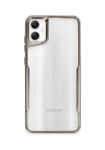 Samsung Galaxy  Uyumlu,  A05 Kılıf Boyi Silikon Kapak - Titan Gri