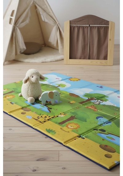Hayvanat Bahçesi Katlanabilir Çocuk Oyun Matı 200 x 130 CM