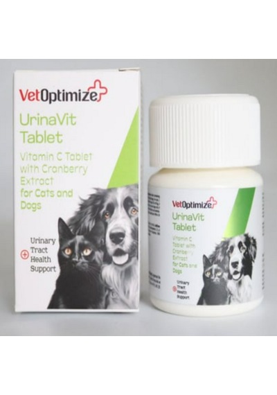 Vetoptimize Urinavit 40 Tablet Kedi & Köpek İdrar Yolu Enfeksiyonu, Sistit Ve Kristal  Destek