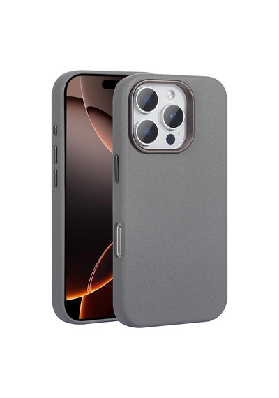 Apple Uyumlu iPhone 16 Pro Max Kılıf M-safe Şarj Özellikli Pu Deri Zore Adora Kapak