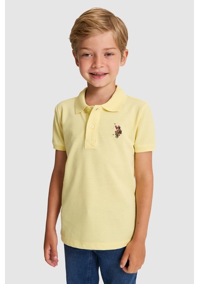 U.S. Polo Assn. Erkek Çocuk Açık Sarı Tişört Basic 50325608-vr004 Acık Sarı