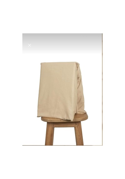 Battal Boy Yastıklı Çarşaf Takımı %100 Pamuklu 180x200 Bej