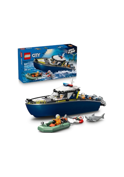 LEGO® City Polis Teknesi Takibi 60456 - 6 Yaş ve Üzeri Çocuklar için Yaratıcı Oyuncak Yapım Seti (264 Parça)
