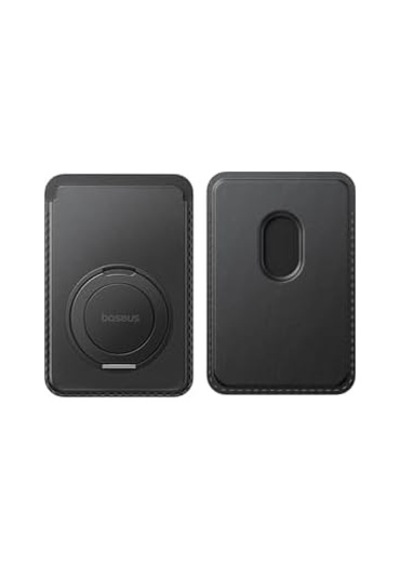 Magpro 3 Manyetik Standlı Cüzdan, Magsafe Wallet Siyah 50 x 22