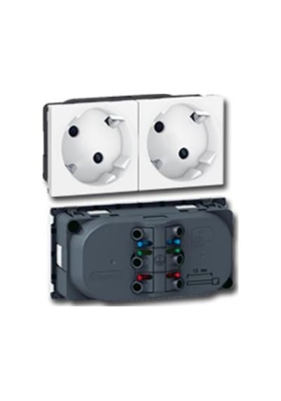 077252 Legrand Sistem Armada Serisi 2x45 Açılı Priz