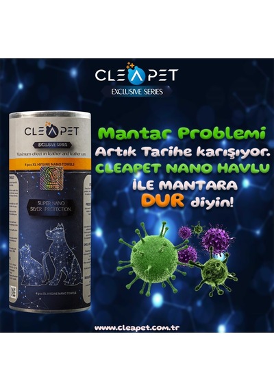 Cleapet Exclusıve Seri 4'lü Nano Havlu