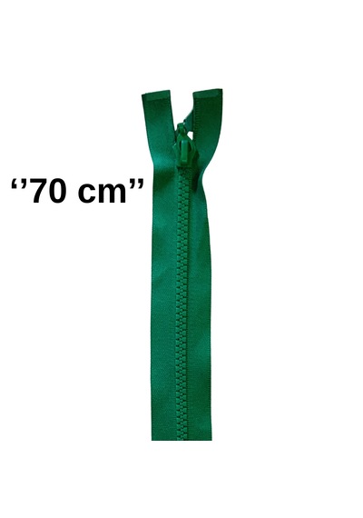 70 Cm Canlı Yeşil Fermuar
