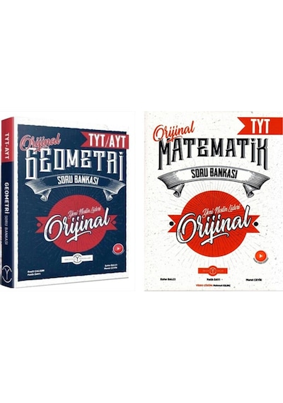 Orijinal Matematik Tyt Soru Bankası + Orijinal Tyt-ayt Geometri Soru Bankası 2 Li Set