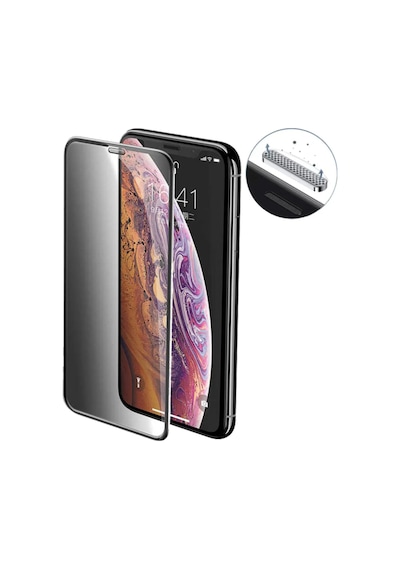 Apple Uyumlu iPhone 11 Pro Max  9d Tam Kaplayan Parmak Izi Bırakmayan Ekran Koruyucu Film