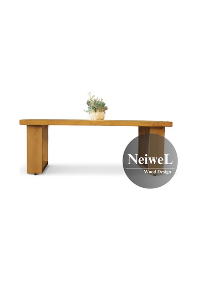Neiwel Nain Doğal Ahşap Sehpa-70-200 Açık Ceviz Neiwel Nain Doğal Ahşap Sehpa-70-200 Açık Ceviz