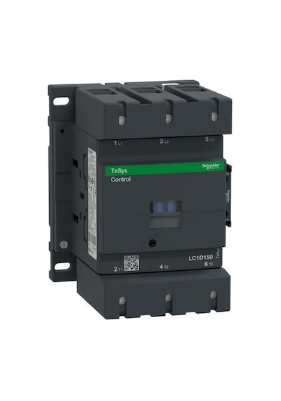 Schneider Electric LC1D150M7 TeSys D Kontaktör - 3P(3 NA) - AC-3 440 V 150 A - 220 V AC Bobin