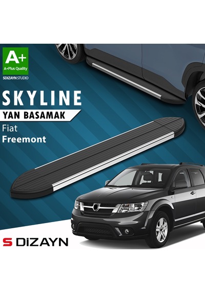 S-dizayn Fiat Freemont Skyline Krom Yan Basamak 183 Cm 2010-2020 A+ Kalite