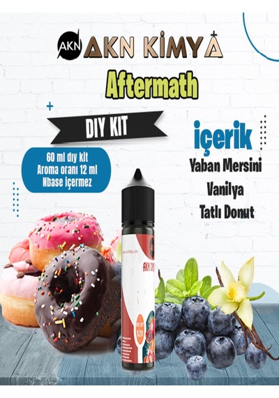 Aftermath Dıy Kit Aroma Yabanmersini Tatlı Donut Gıda Aroması 60 Ml Yüzde 20 Oranda Aroma İçerir