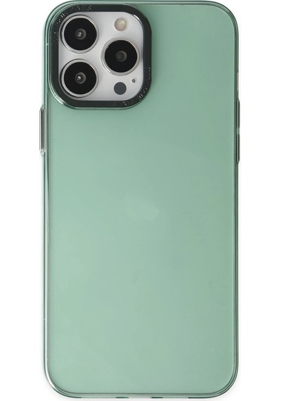 Newface Apple iPhone Uyumlu 14 Pro Kılıf Anka Pc Sert Metal Kapak Semeglbl - 97 - Yeşil