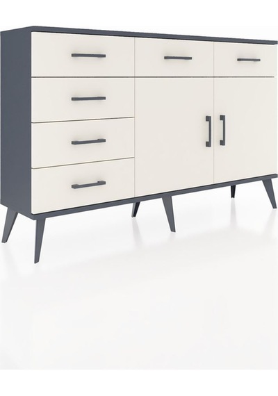 Arges Konsol 2 Raflı 6 Çekmeceli 2 Kapaklı 132x30x83 Antrasit-aytaşı/aytaşı Aytaşı/aytaşı Arges Konsol 2 Raflı 6 Çekmeceli 2 Kapaklı 132x30x83 Antrasit-aytaşı/aytaşı Aytaşı/aytaşı