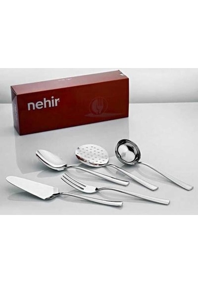 Nehir Sahra Sade 5P Servis Takımı
