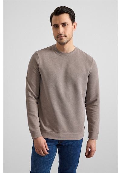 Süvari Koyu Kahve Regular Düz Bisiklet Yaka Sweatshirt Sw2013700035-kh9 Koyu Kahverengi Süvari Koyu Kahve Regular Düz Bisiklet Yaka Sweatshirt Sw2013700035-kh9 Koyu Kahverengi