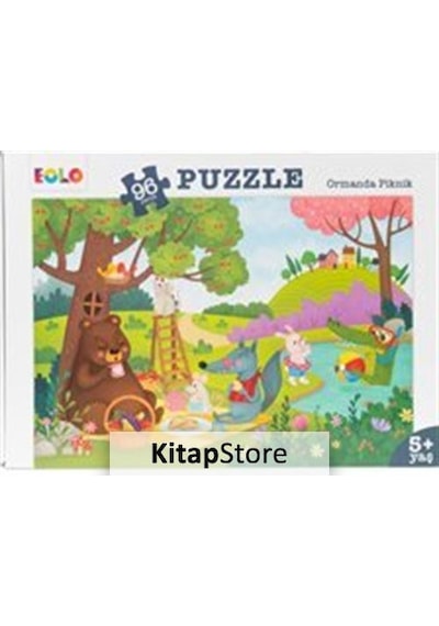 Ormanda Piknik 96 Parça Puzzle