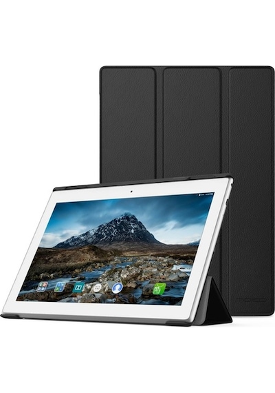 Lenovo Uyumlu Tab 4 10 ( Tb-X304F ) Standlı Mıknatıslı Ince Deri Kılıf
