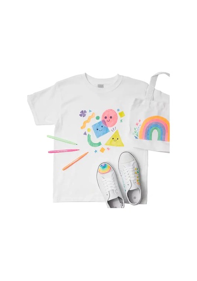 Ooly Fabric Doodlers 12 Li Kumaş Boya Kalemi 130-102 Diğer