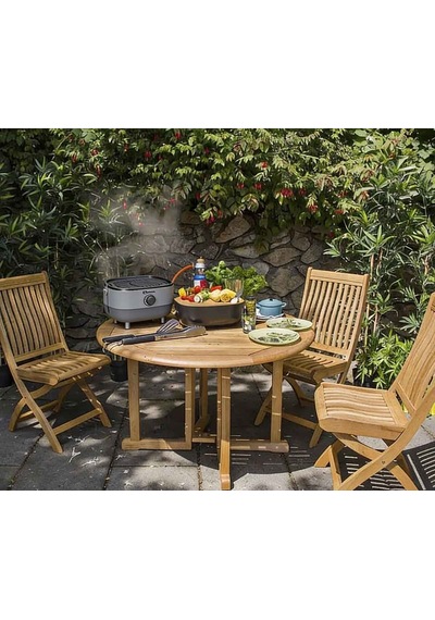 Aygaz Portatif Mini Gazlı Barbekü - Taşınabilir Kamp Ve Piknik Mangalı Gri