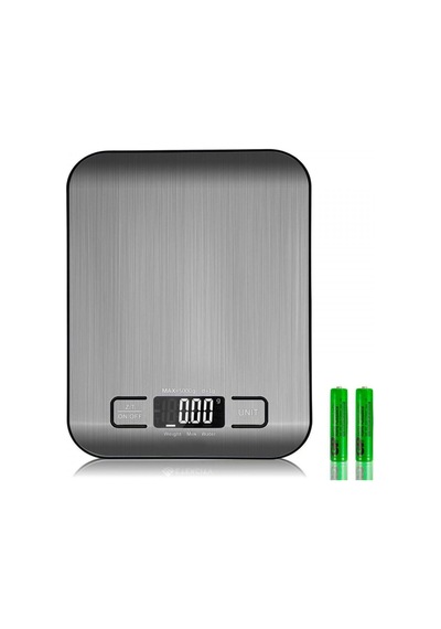 Dijital Mutfak Terazisi Paslanmaz Çelik Elektronik Lcd Ağırlık 5 Kg Ölçeklii Pişirme Ölçü Aleti Diğer