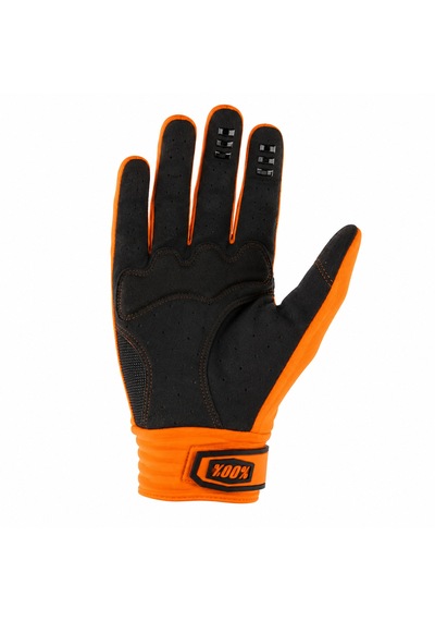 Aegıs 100% Gloves Black Yazlik Motosiklet Turuncu Eldiven Siyah - Turuncu