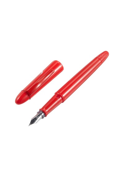 Steelpen Pearl Serisi 4500 Kırmızı Bayrak Dolma Kalem + Tükenmez Kalem Seti
