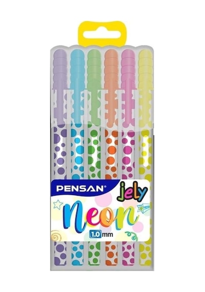 Pensan Jely Neon Jel Kalem 6 Lı 2801