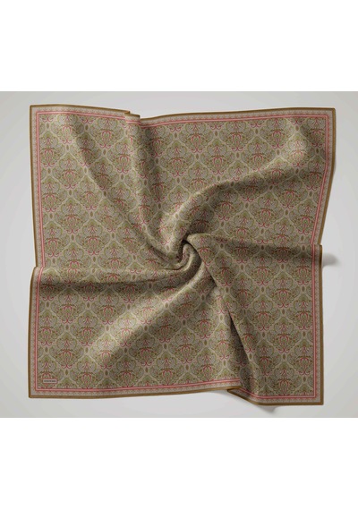 Silk Home Soft Eşarp Rûmi Asit Yeşili 90x90 Çok Renkli