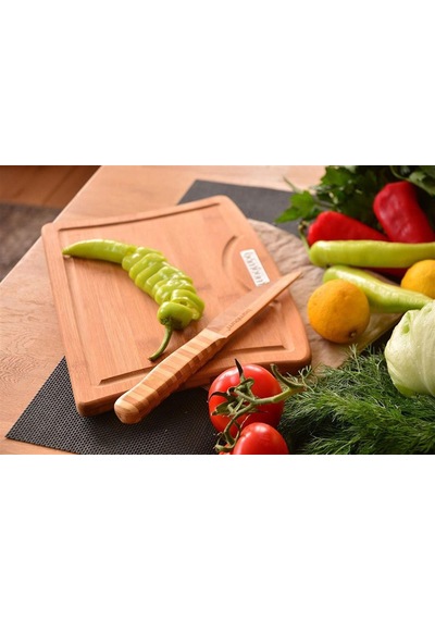 Bambum Vasko Kesme Steak Tahtası Küçük B2540 Krem