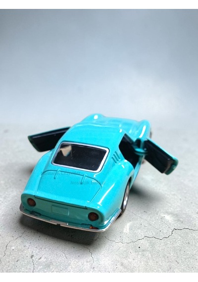 1966 Ferrari Mavi 275 Gtb 1/32 Ölçek Metal Diecast Çek Bırak Model Araba Çok Renkli