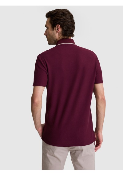 Cacharel Erkek Bordo Tişört 50328357-vr014 Kirmizi