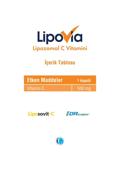 Lipovia Lipozomal Vitamin C  60 Kapsül