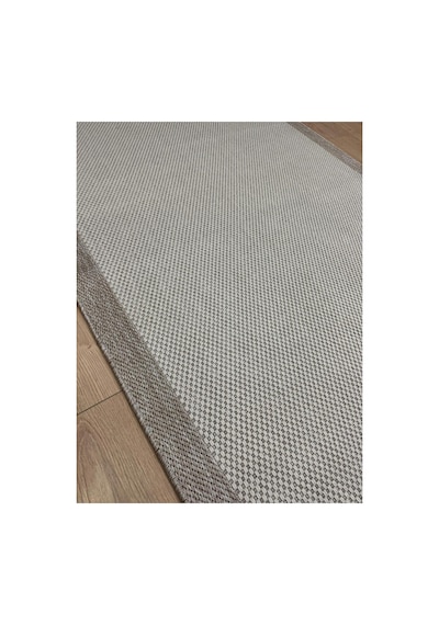 Sisal Halı- Hol Koridor Halısı- Kaymaz Taban- Yıkanabilir Kilim Halı Yolluk Krem - Bej