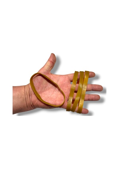 Kauçuk Ekstra Kalın Paket Lastiği 130x10mm 500 Gram