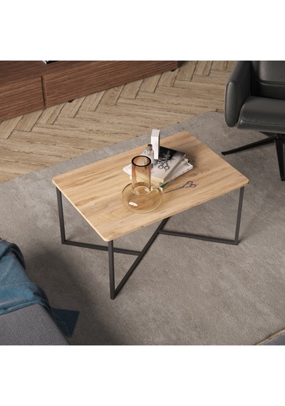 Retodesign Çapraz Orta Sehpa Atlantik Çam
