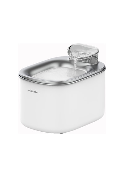 Haustier Wf007l Beyaz , Çelik Üst Tabla , 3.5lt Geniş Bpa İçermez Hazne, Otomatik Kedi Su Sebili,kedi Su Çeşmesi, Su Pınarı