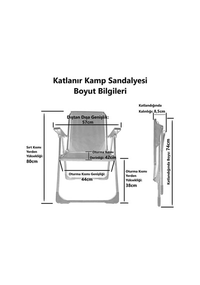 Moniev Natura Kamp Sandalyesi Katlanır Piknik Sandalye Oval Bardaklıklı Gri, Mnv.kps.trd O Çok Renkli