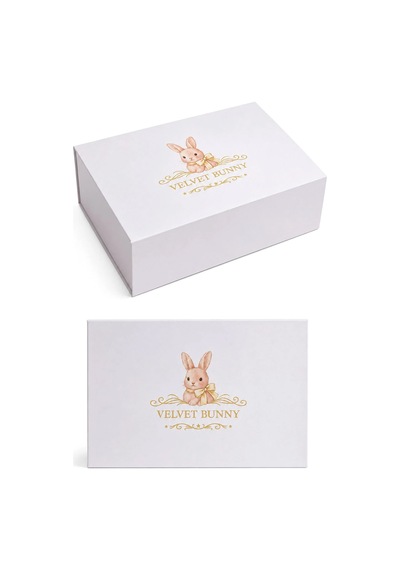Velvet Bunny Cherry Blossom Kiraz Desenli Kız Bebek Tavşan Seti Çok Renkli