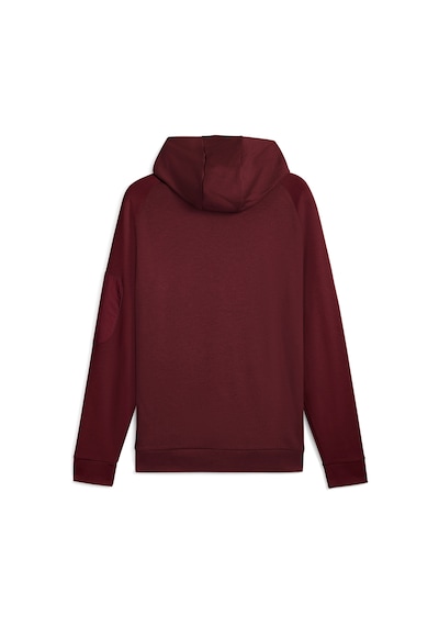 Puma Tech Full-zip Hoodie Erkek Bordo Günlük Stil Sweatshirt 68804596 1691051 Bordo