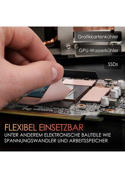 Lexroo Minus Pad 8 Elektrikli, İletken Olmayan Isı İletim Pedi Standart